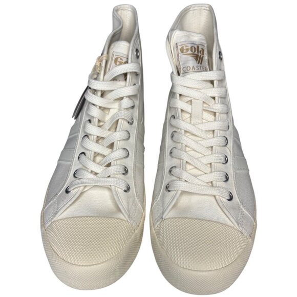 Gola Classics Coaster High Vegan Sneaker in Off-White Women’s Size 10 New In Box - Picture 5 of 12